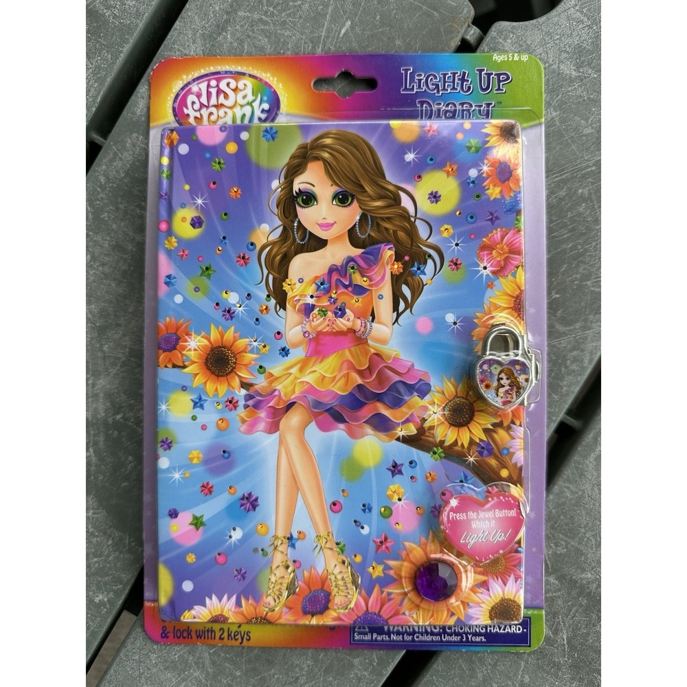 2012 Light Up Lisa Frank Tatey Bug Diary Journal New Lock And Key Sealed - Picture 2 of 6